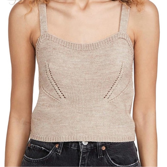 English Factory V-Neck Knit Cardigan & Matching Sweater Tank - Picture 3 of 9